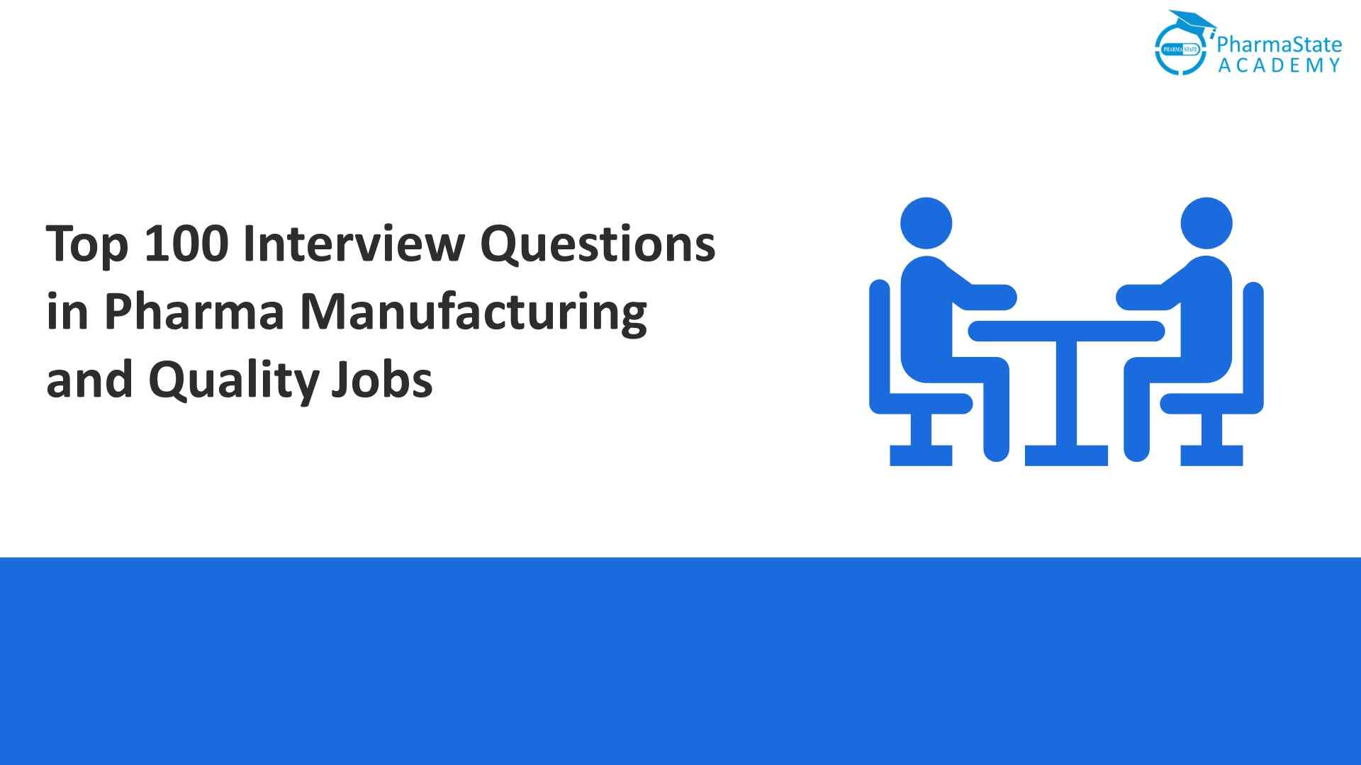 Top 100 Interview Questions for Pharma Manufacturing and Quality Department Jobs