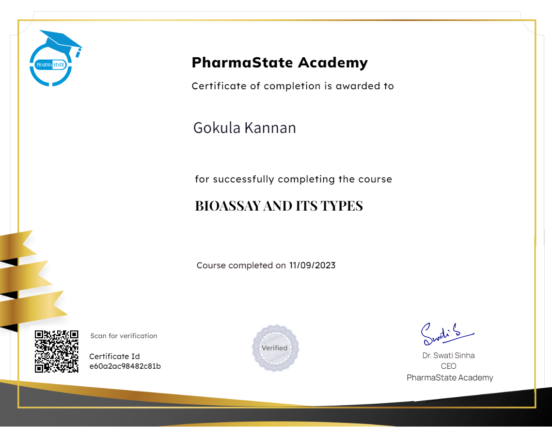 BIOASSAY AND ITS TYPES
