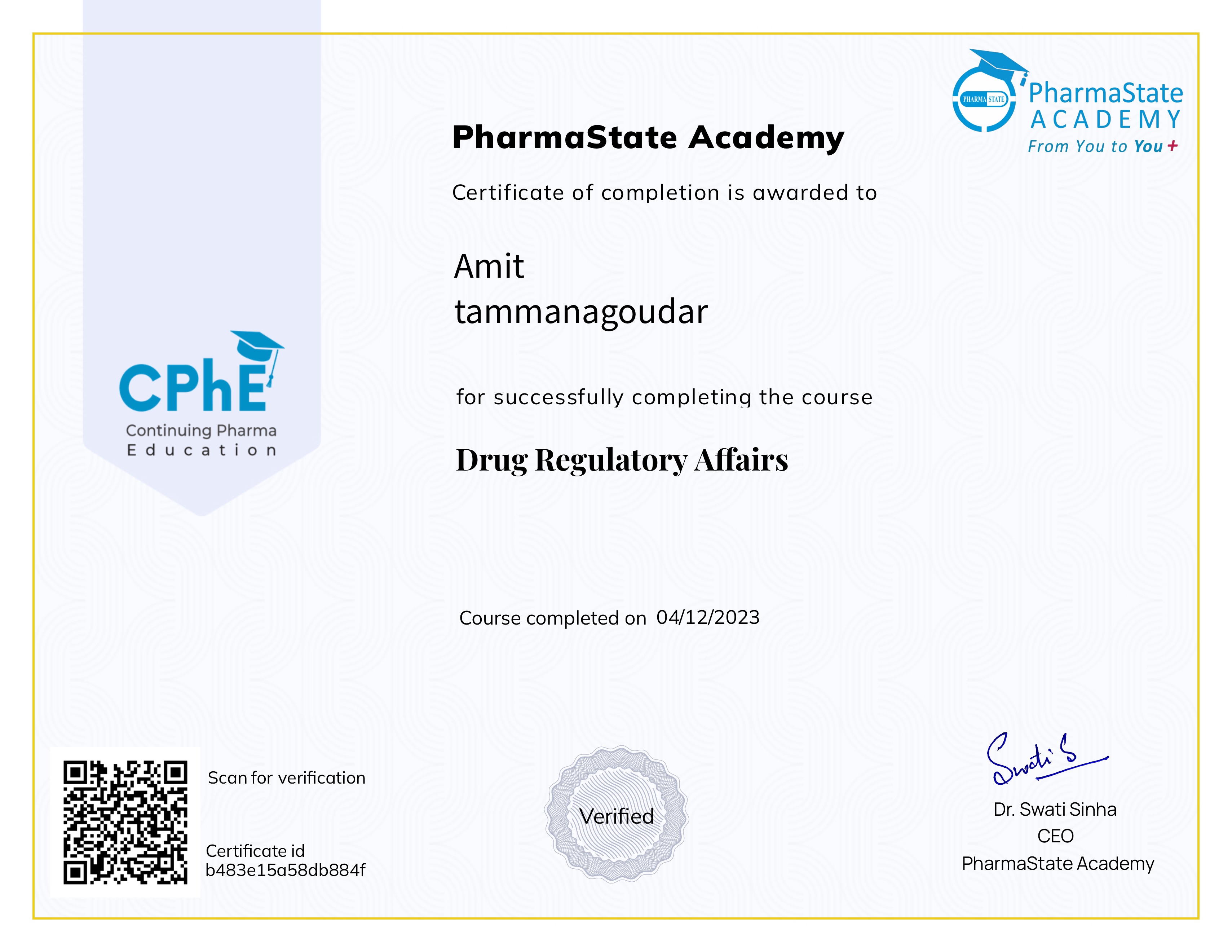 Drug Regulatory Affairs