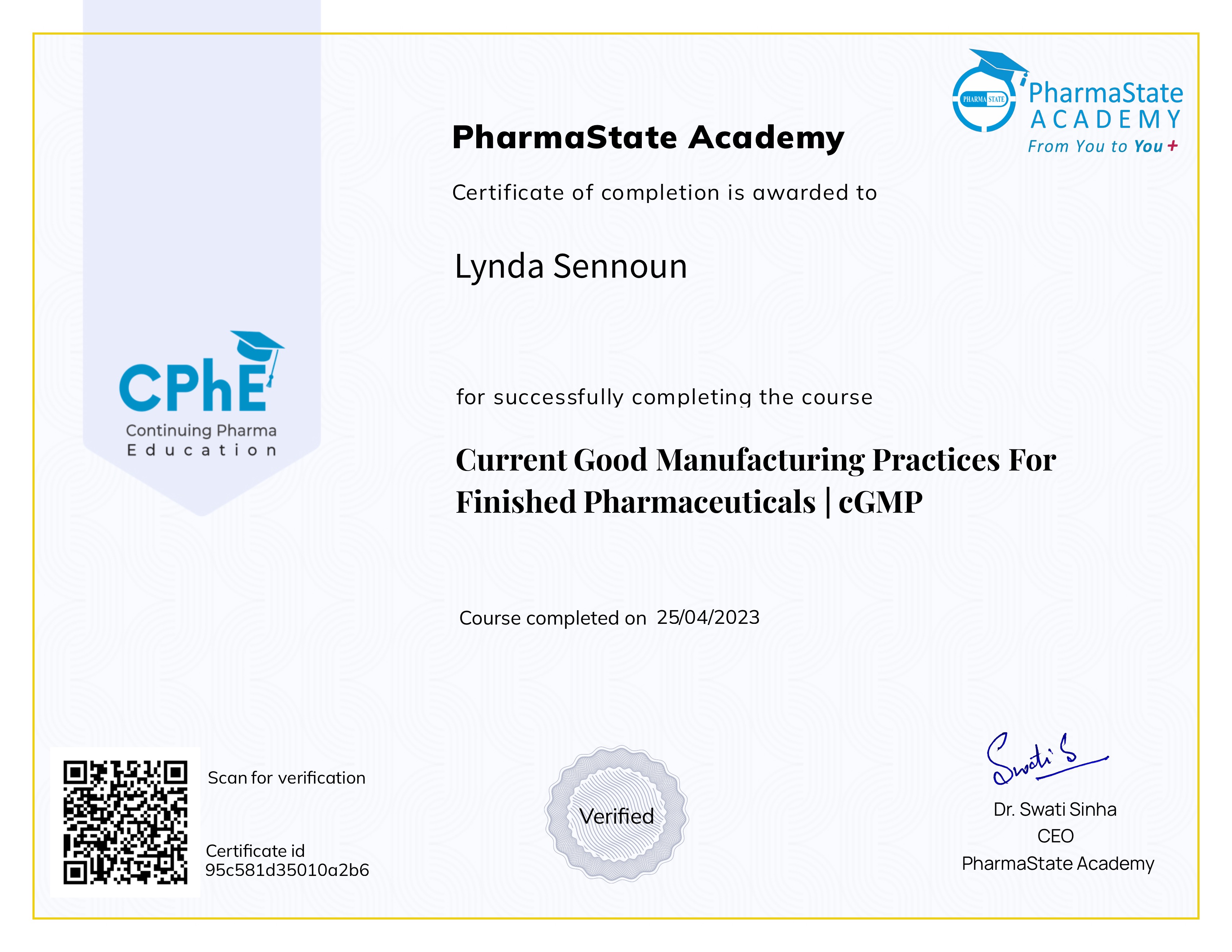 Current Good Manufacturing Practices For Finished Pharmaceuticals | cGMP