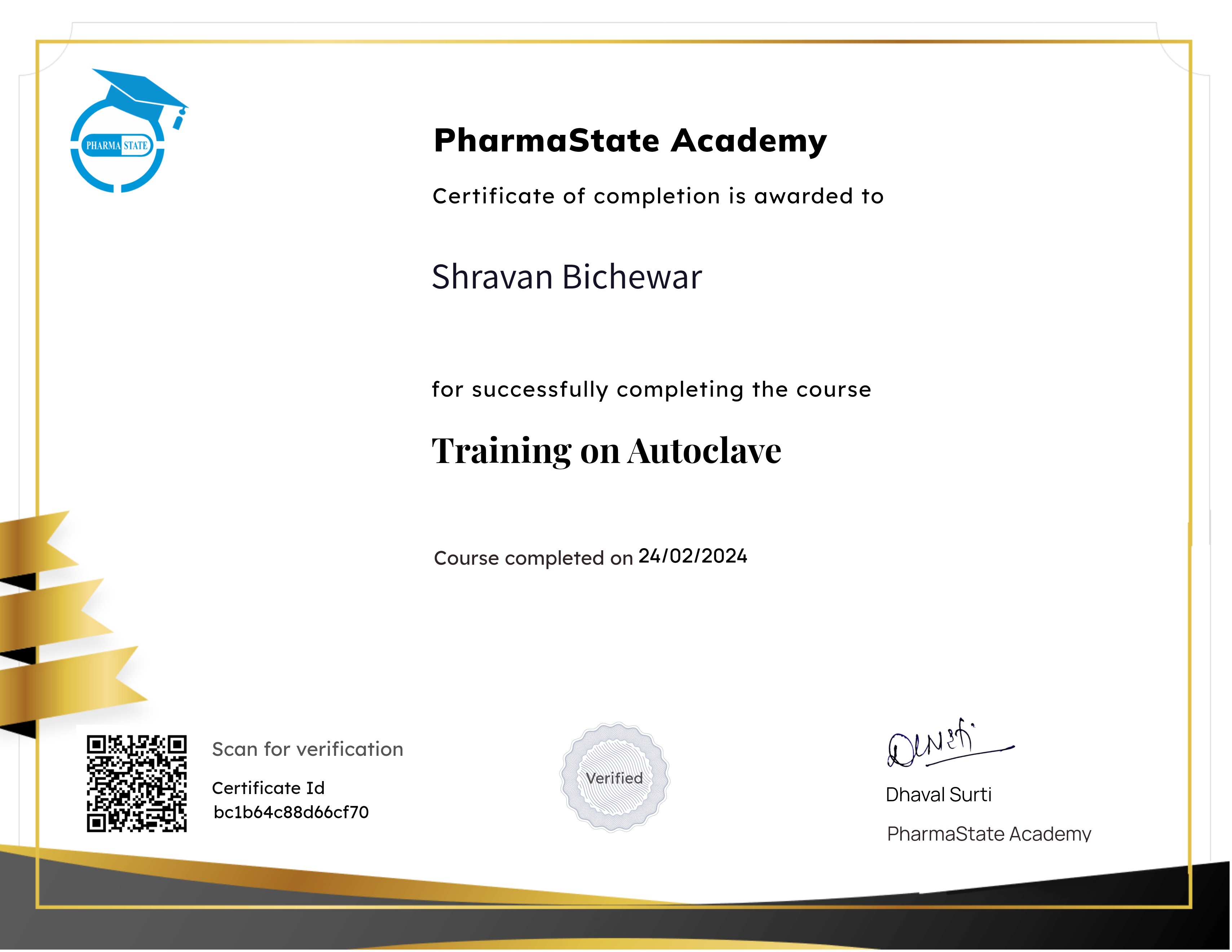 Training on Autoclave