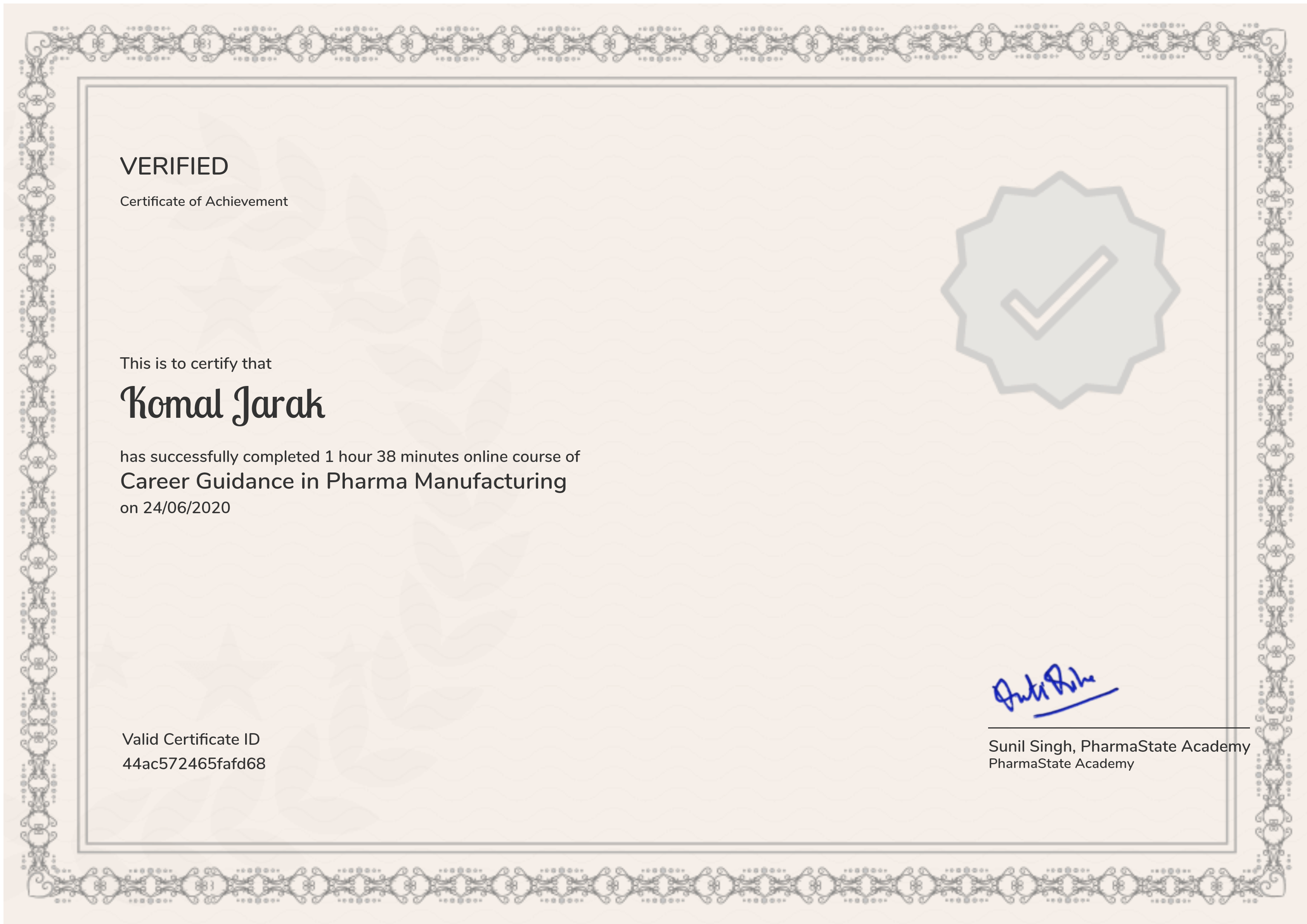 Career Guidance in Pharma Manufacturing