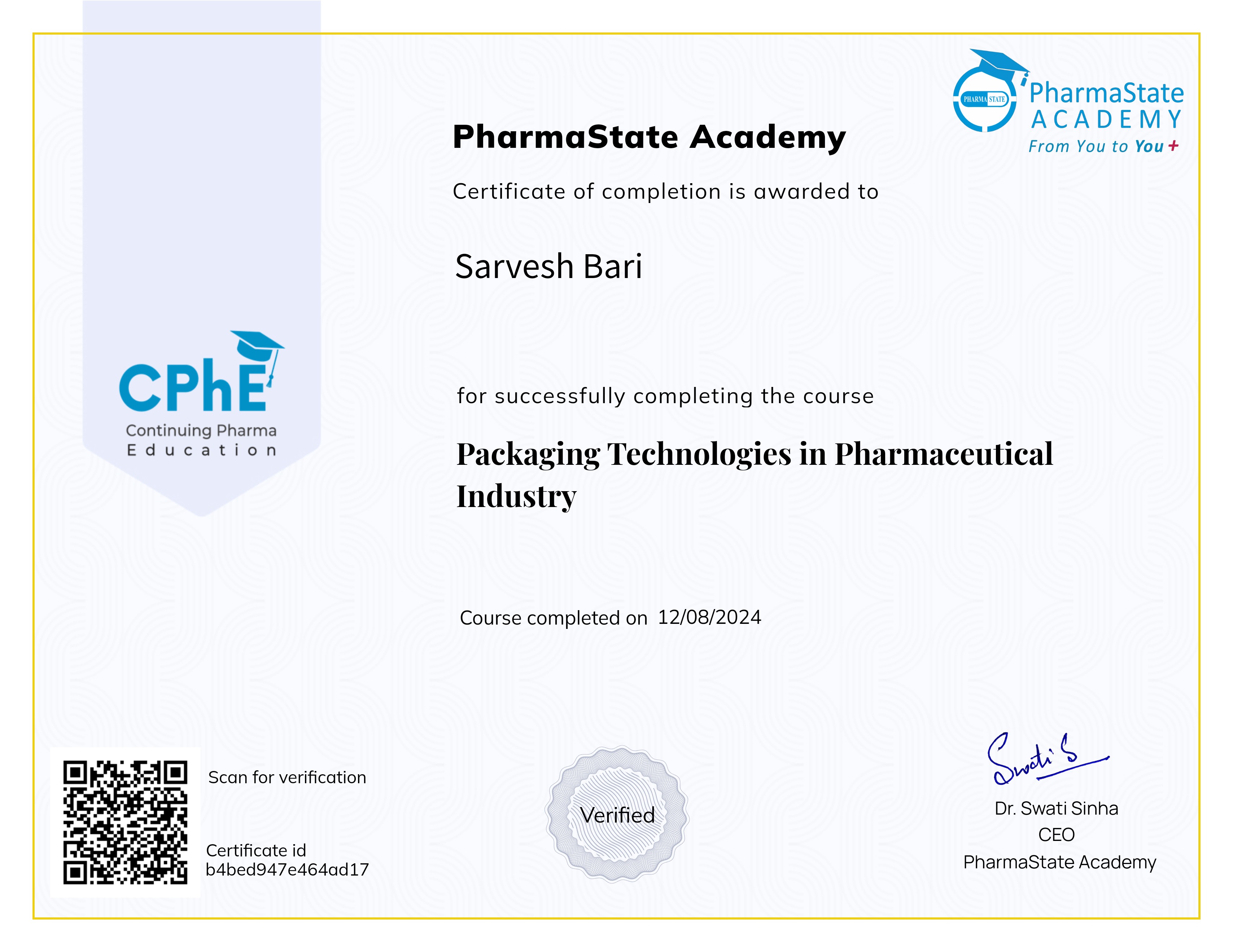 Packaging Technologies in Pharmaceutical Industry