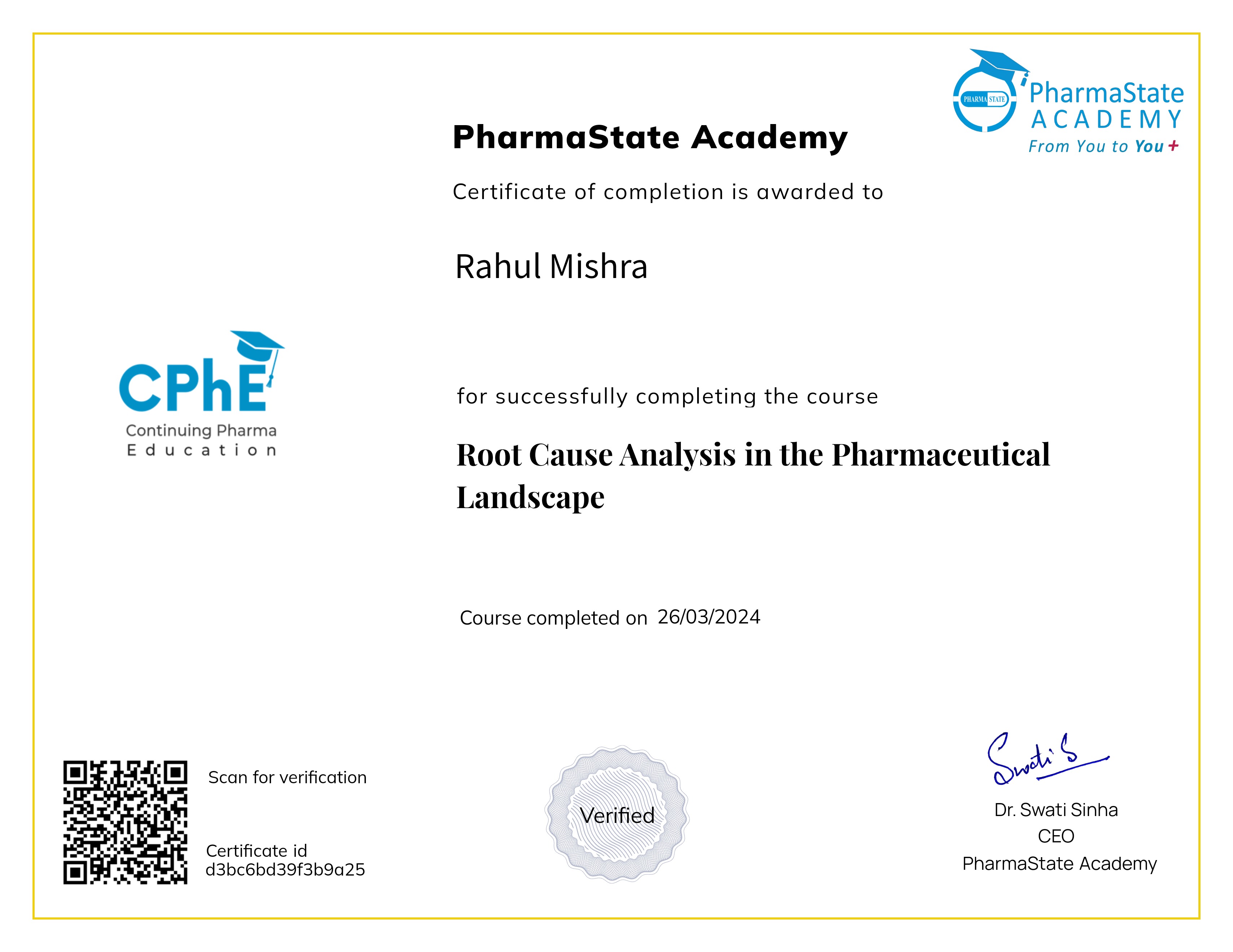 Root Cause Analysis in the Pharmaceutical Landscape