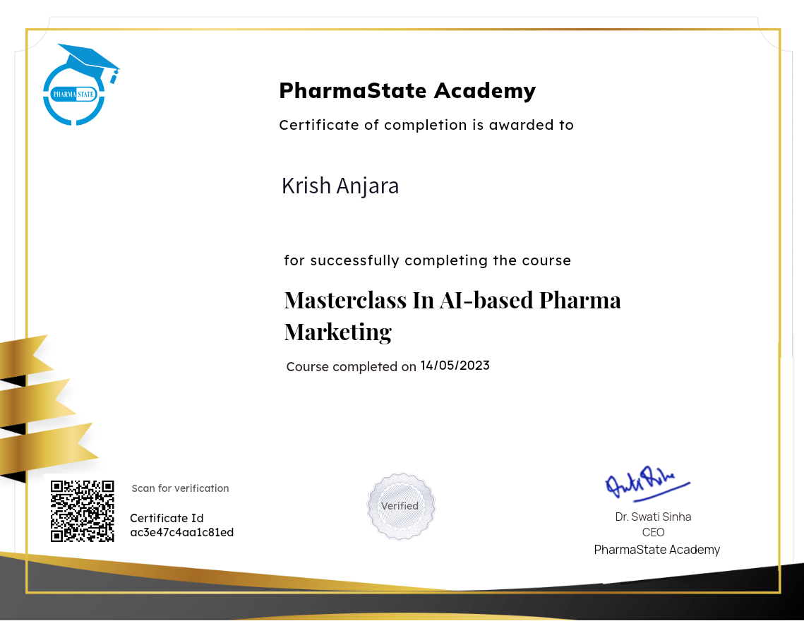 Masterclass In AI-based Pharma Marketing