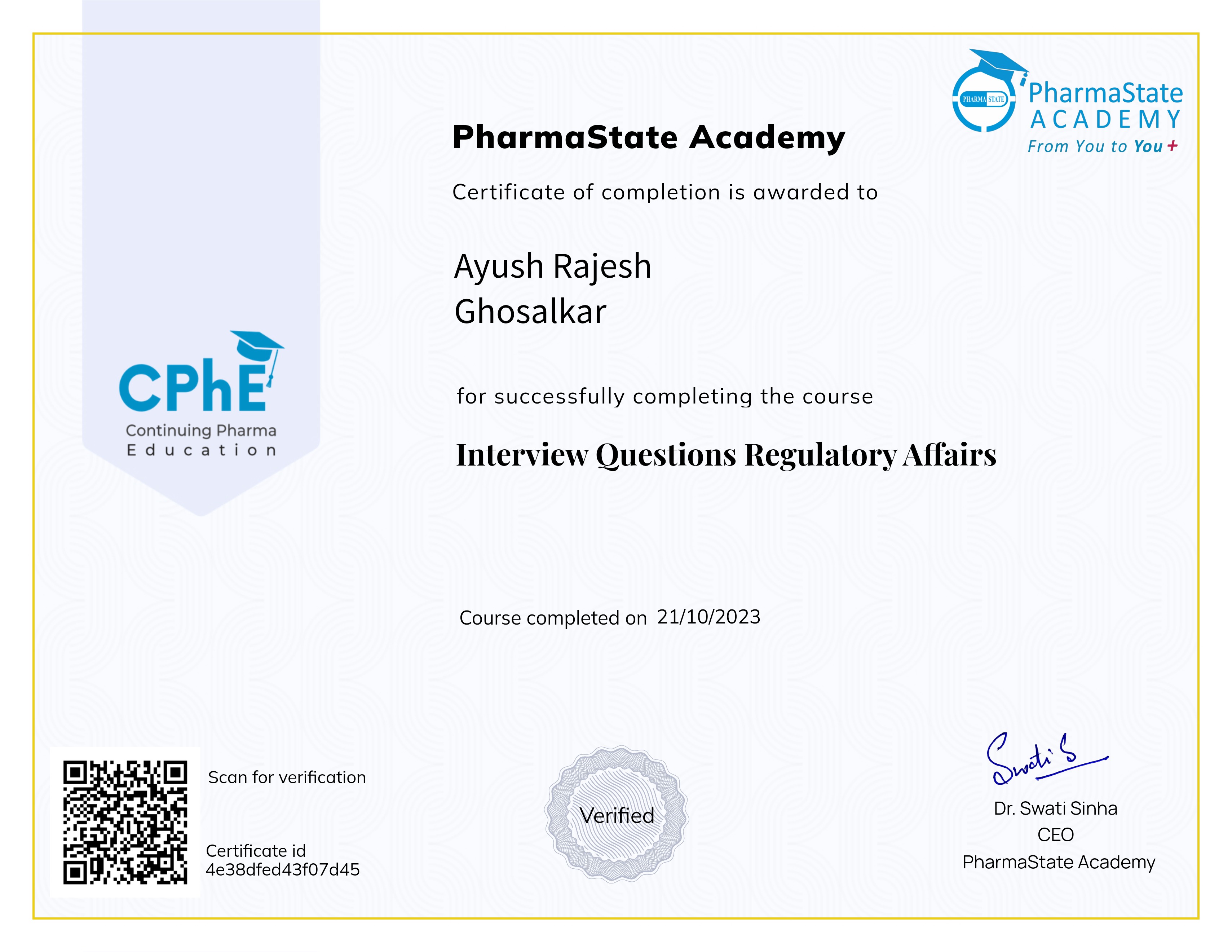 Interview Questions Regulatory Affairs