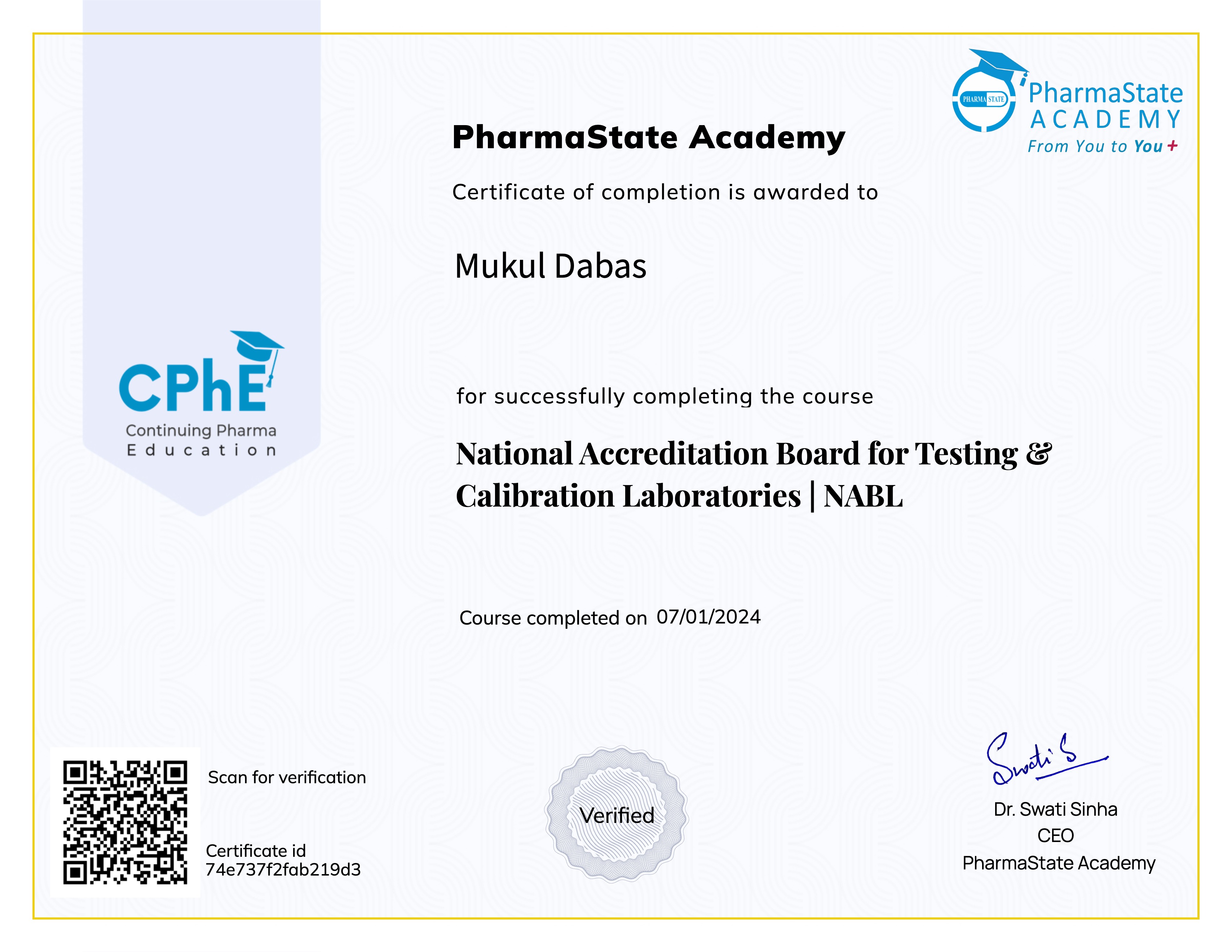 National Accreditation Board for Testing & Calibration Laboratories | NABL