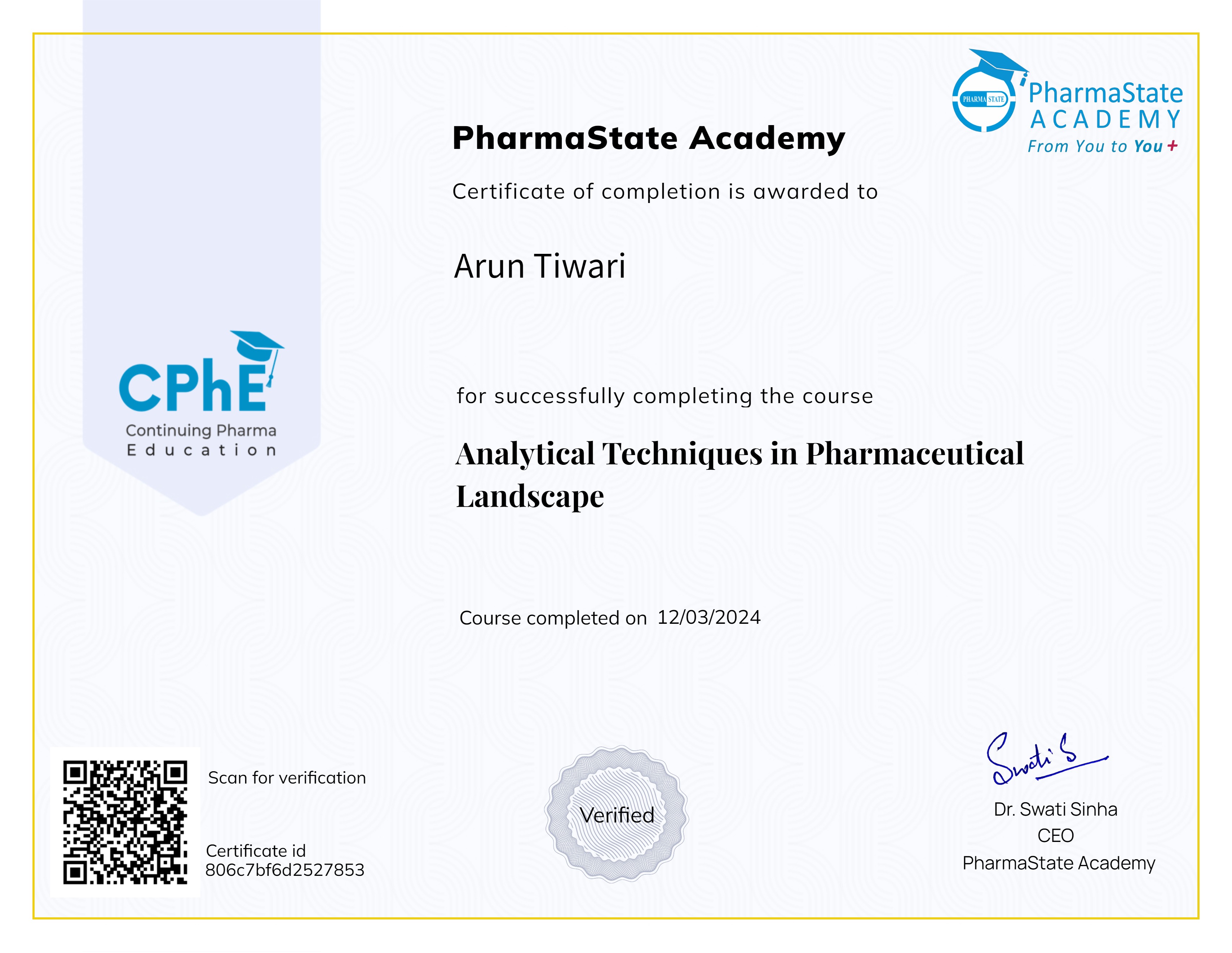 Analytical Techniques in Pharmaceutical Landscape
