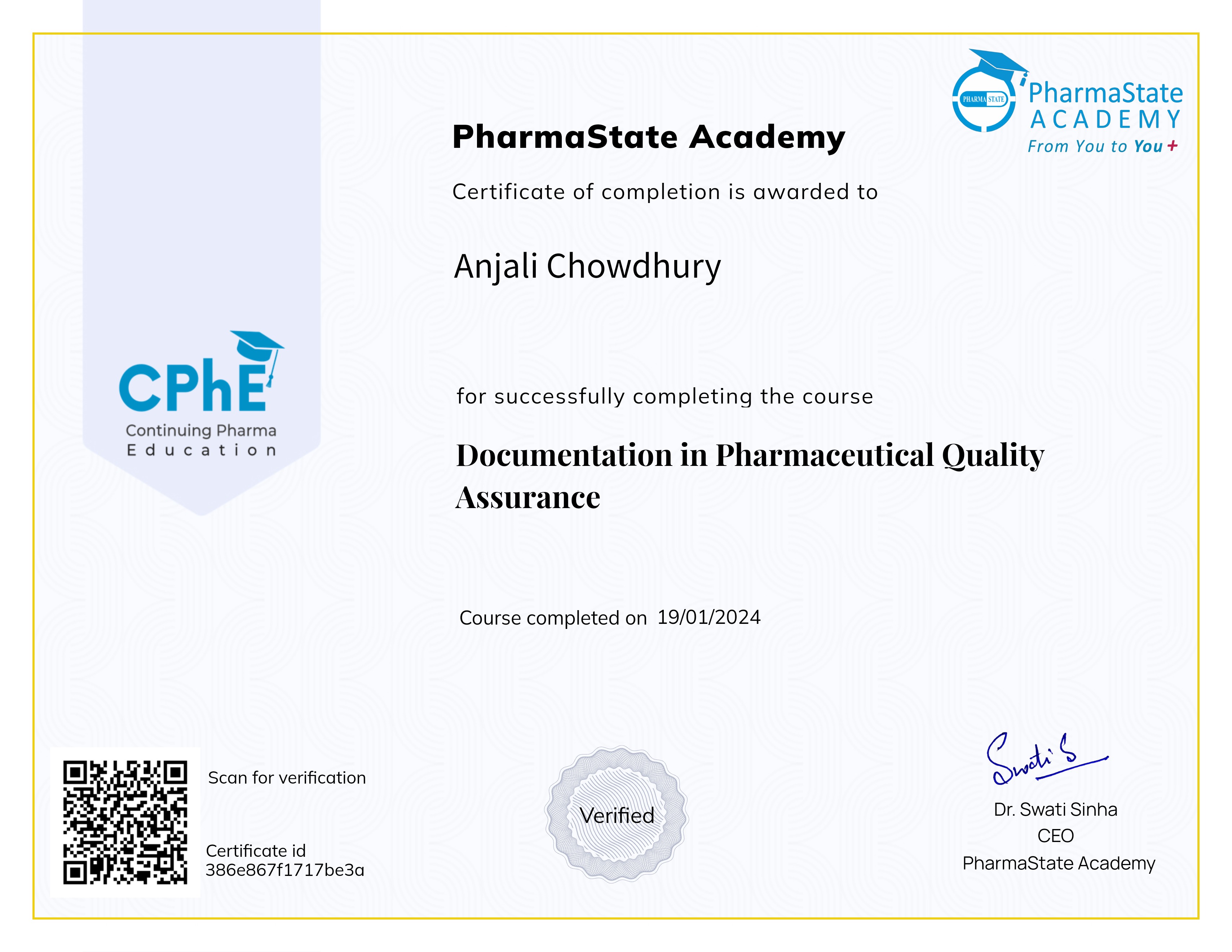 Documentation In Pharmaceutical Quality Assurance