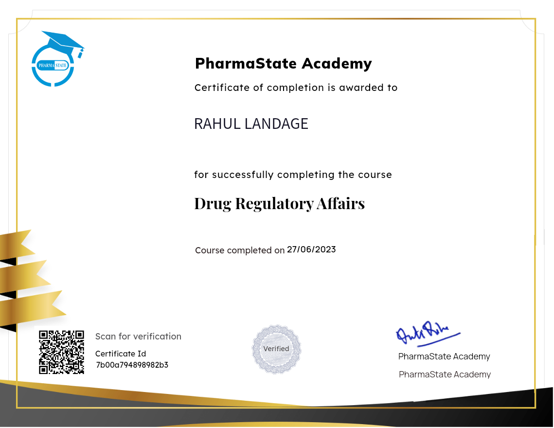 Drug Regulatory Affairs