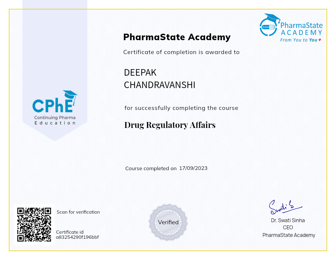 Drug Regulatory Affairs