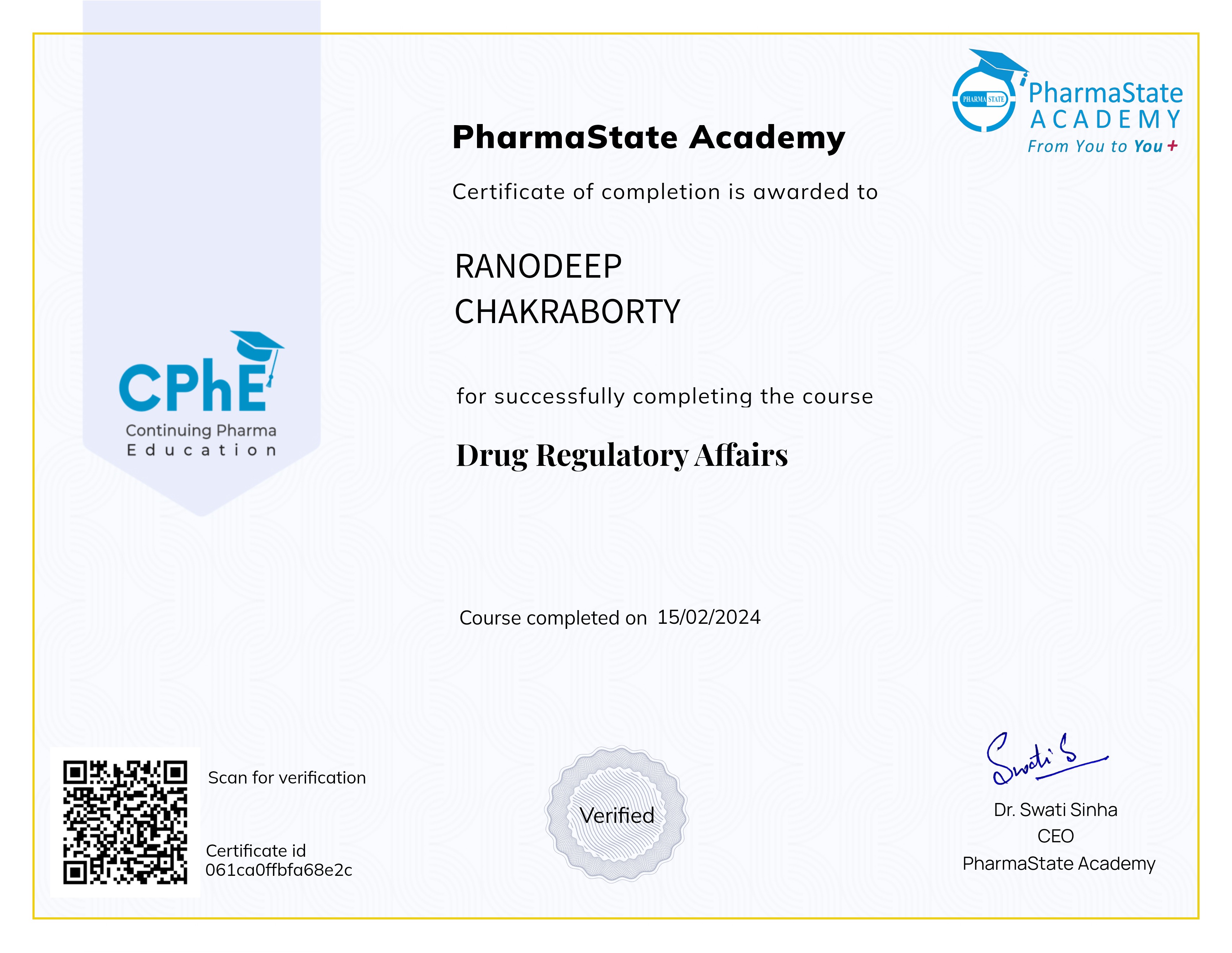 Drug Regulatory Affairs