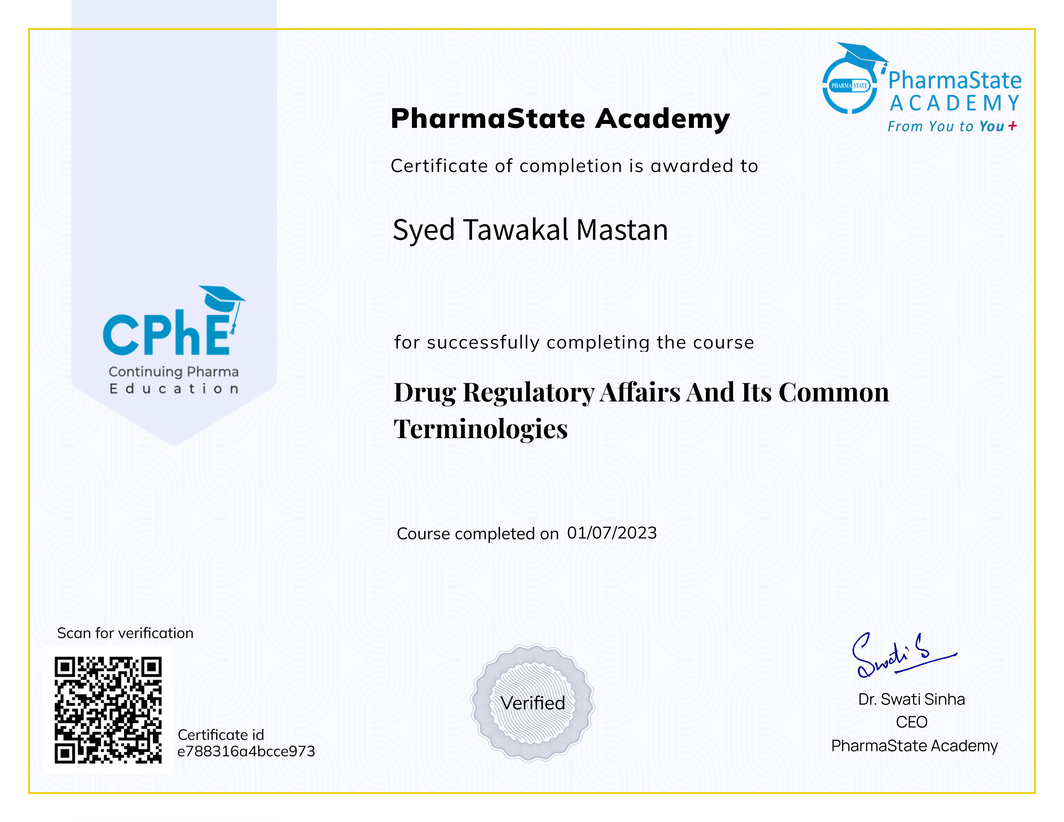 Drug Regulatory Affairs And Its Common Terminologies