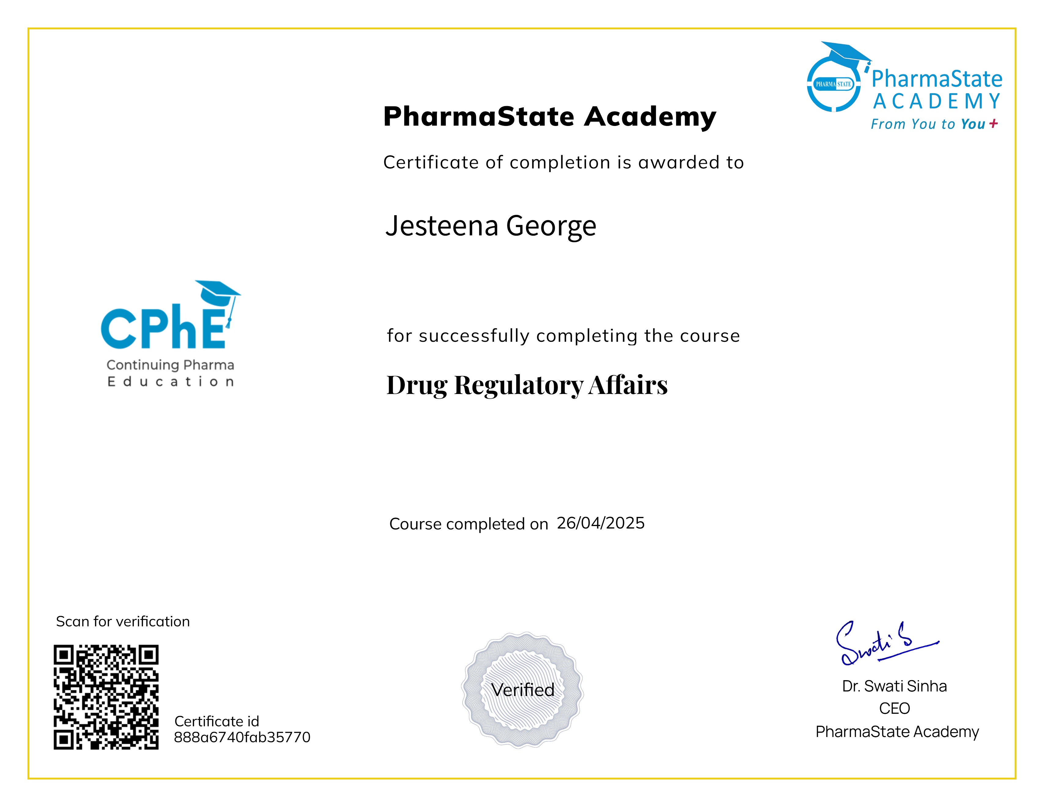 Drug Regulatory Affairs