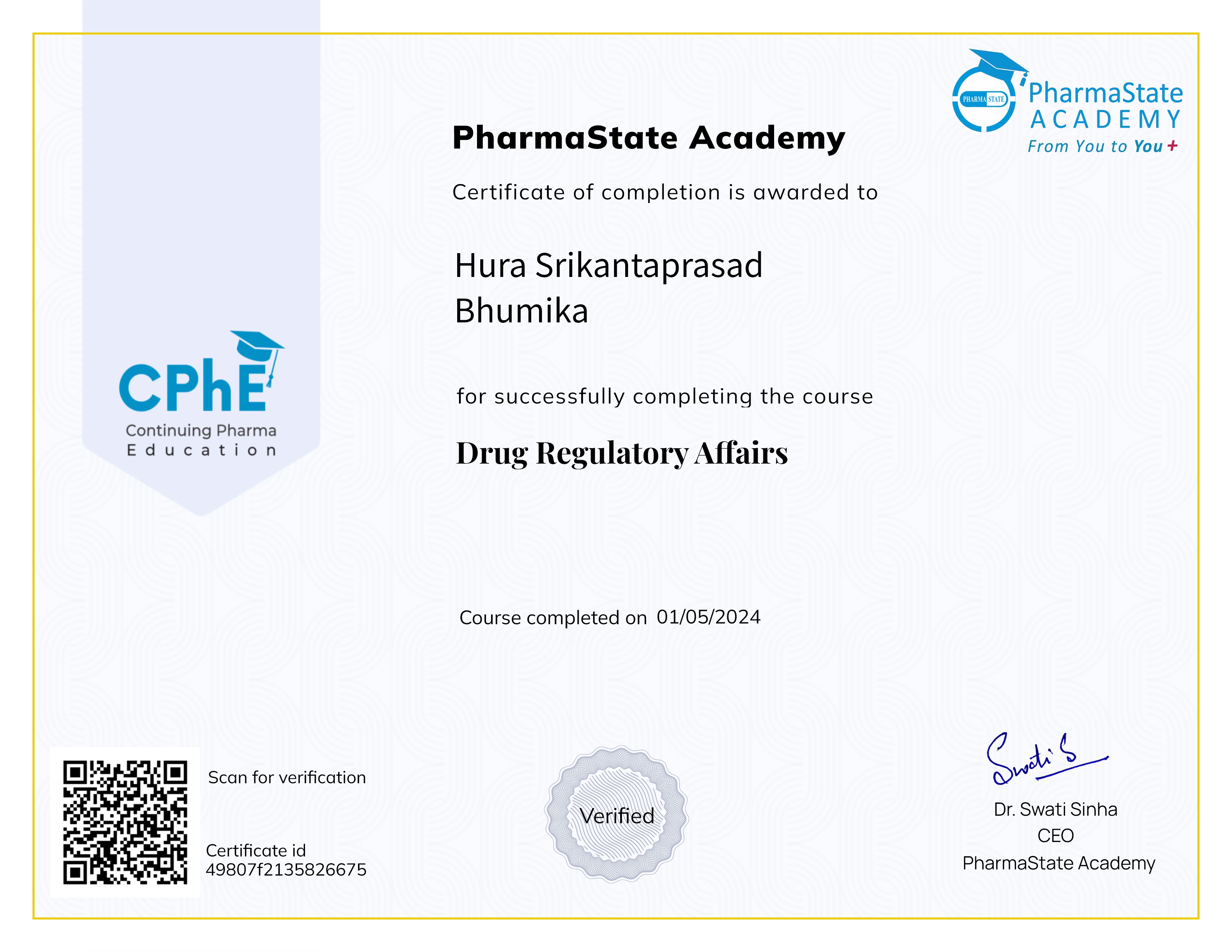 Drug Regulatory Affairs