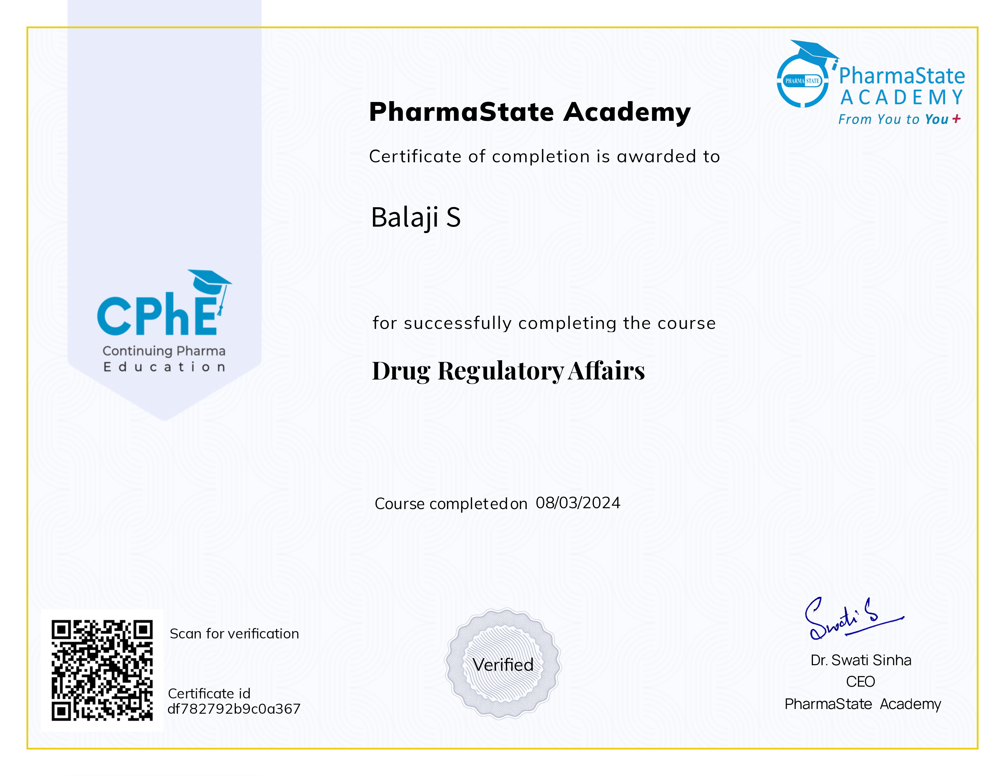 Drug Regulatory Affairs