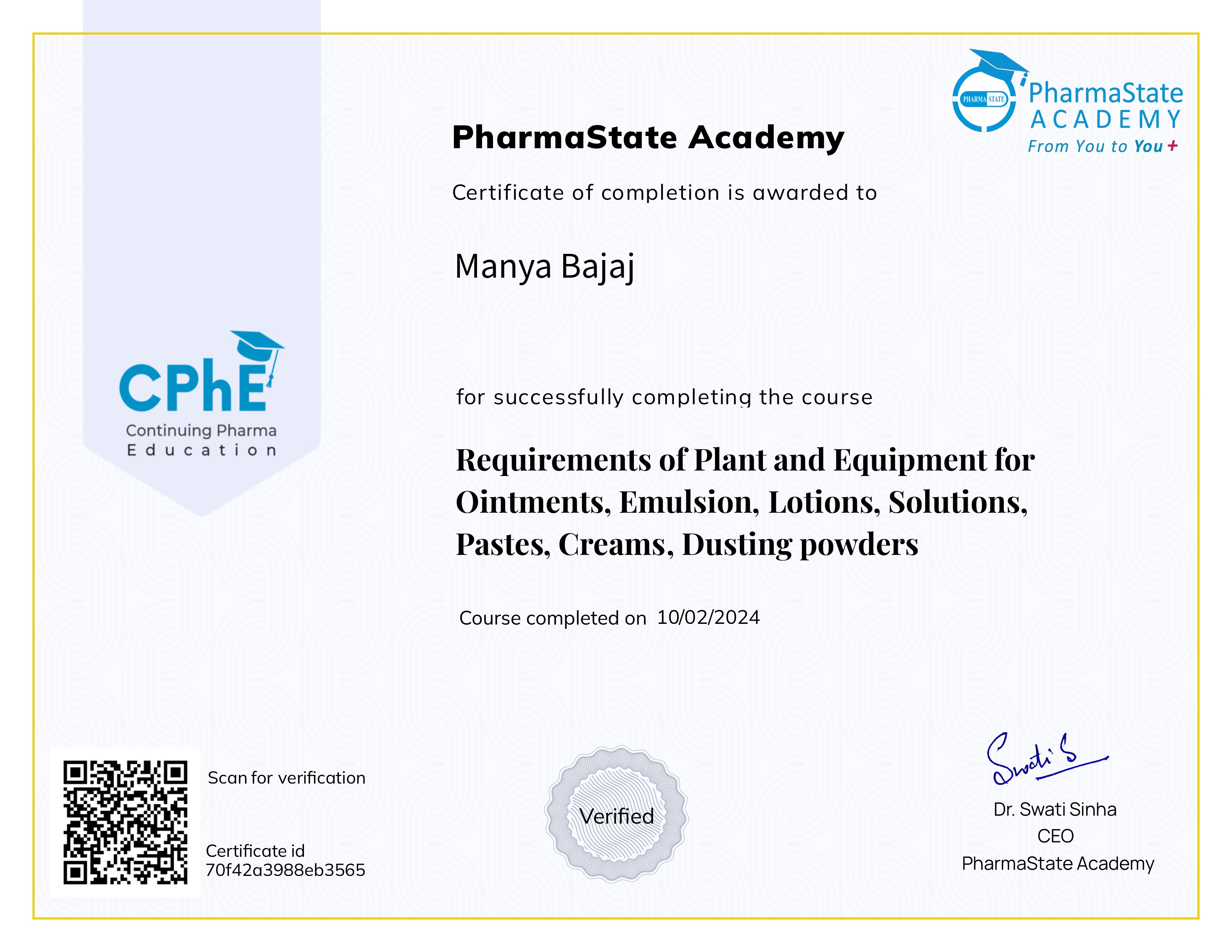 Requirements of Plant and Equipment for Ointments, Emulsion, Lotions, Solutions, Pastes, Creams, Dusting powders