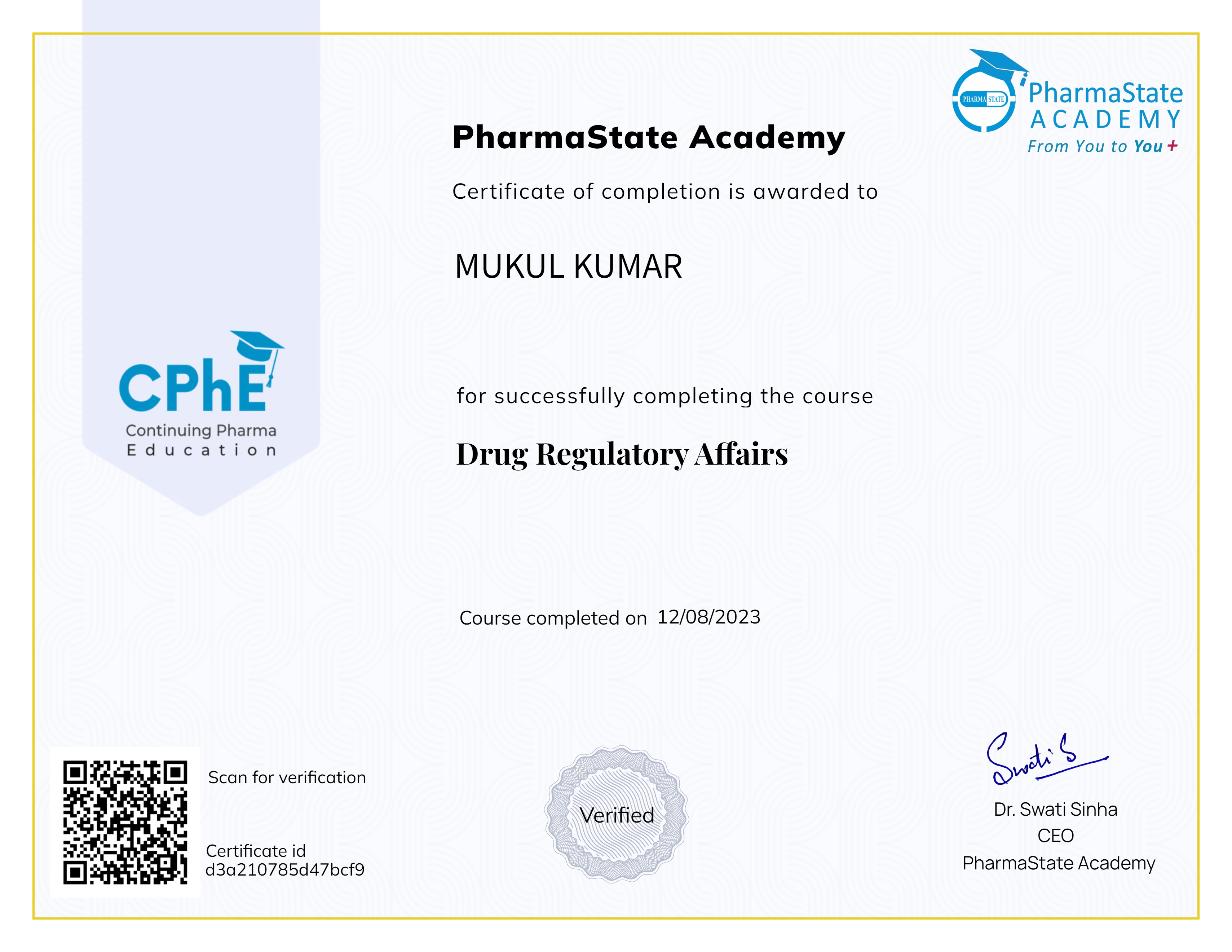 Drug Regulatory Affairs