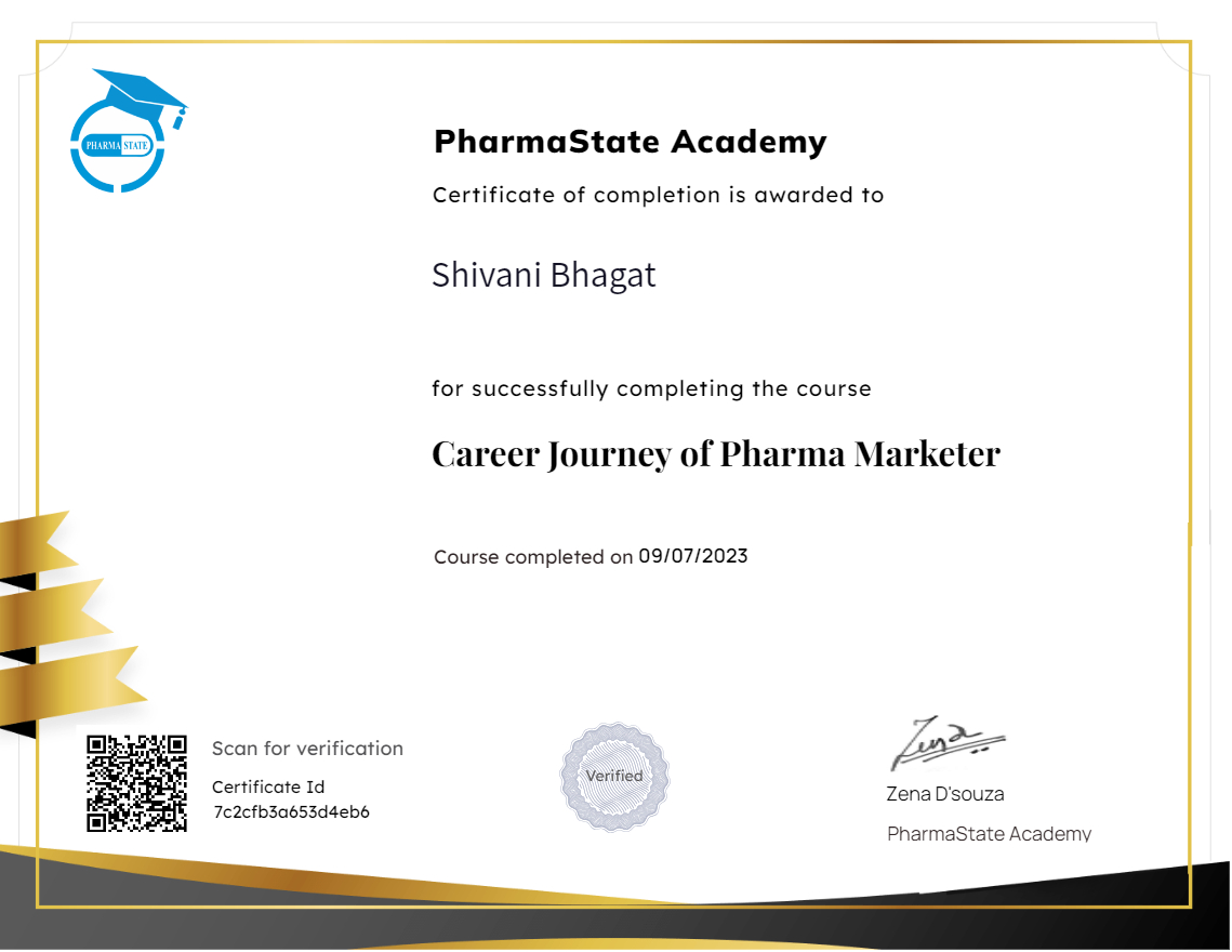 Career Journey of Pharma Marketer