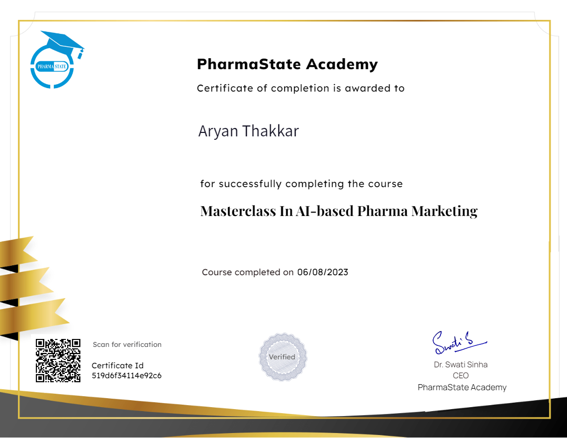 Masterclass In AI-based Pharma Marketing