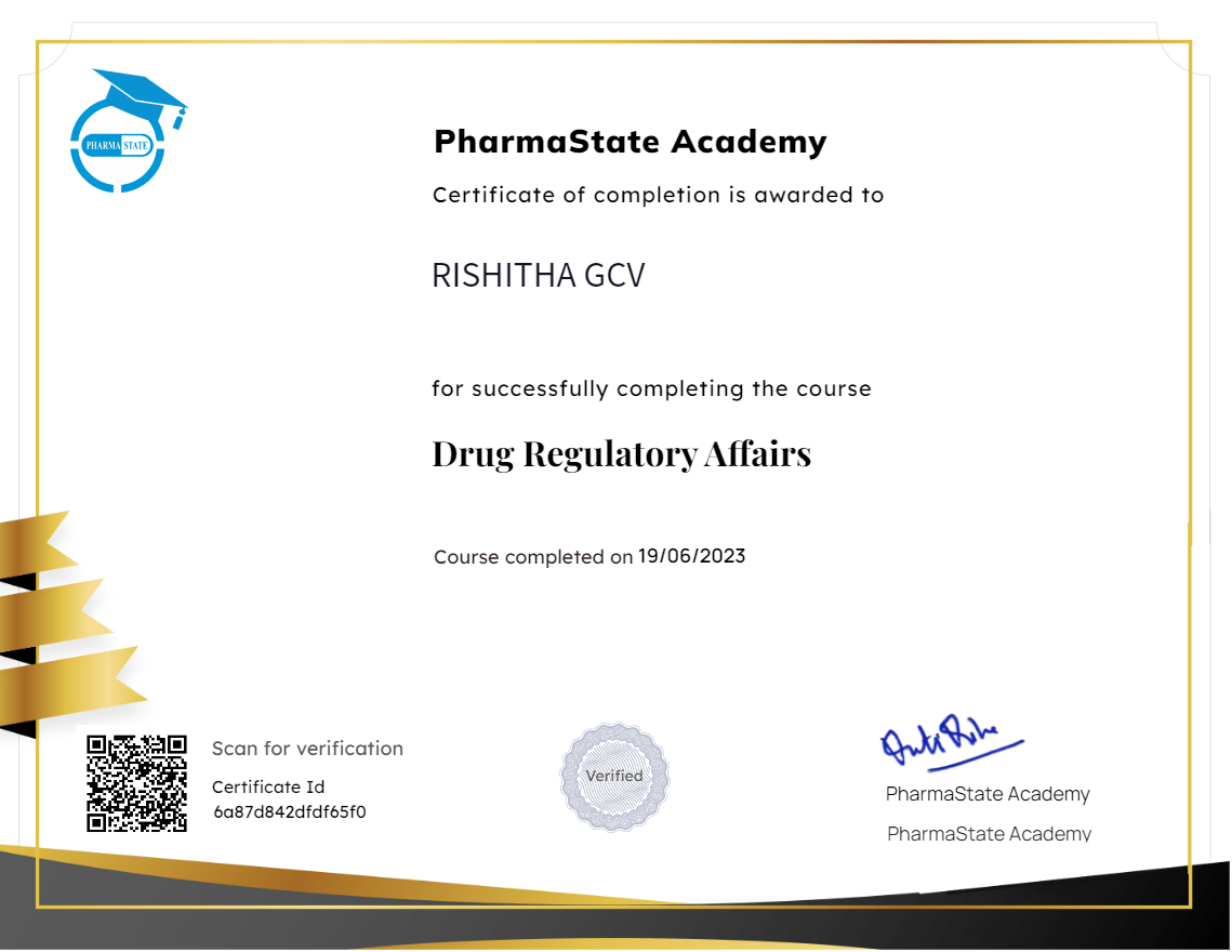 Drug Regulatory Affairs