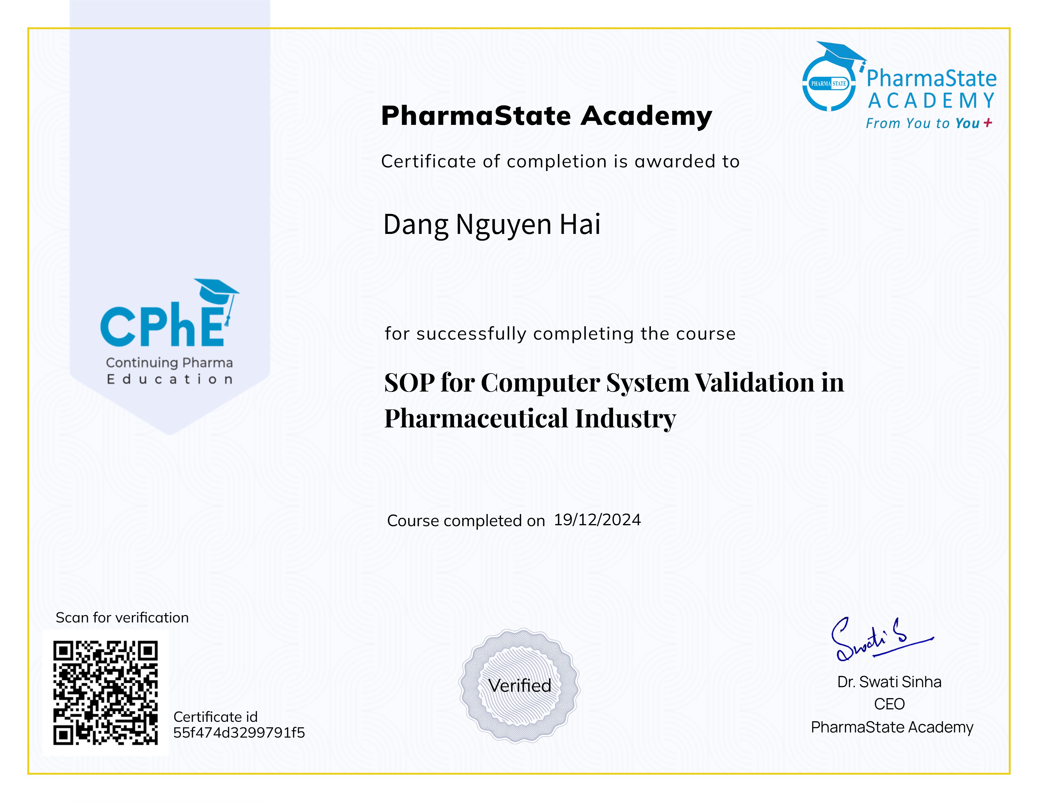 SOP for Computer System Validation in Pharmaceutical Industry