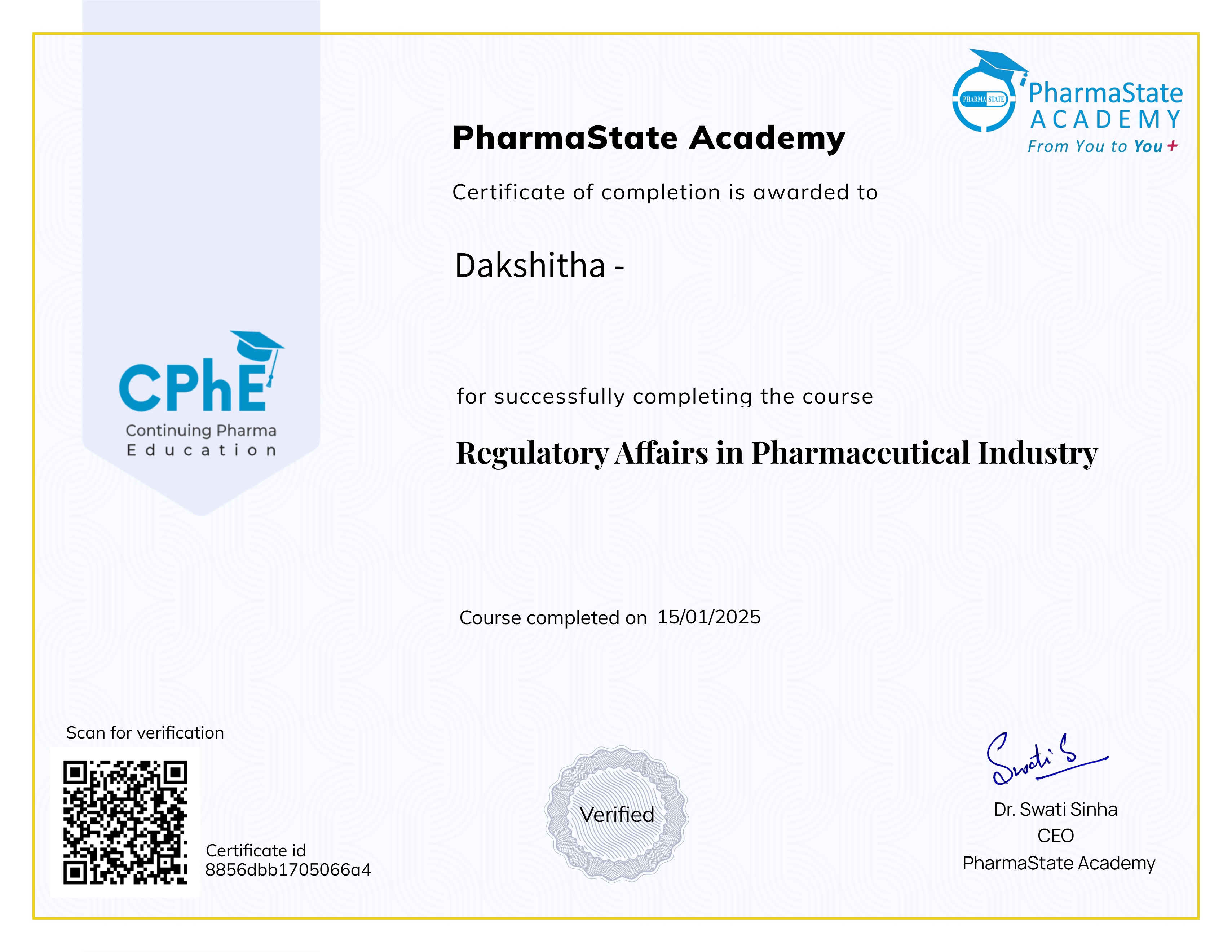 Regulatory Affairs in Pharmaceutical Indust﻿ry