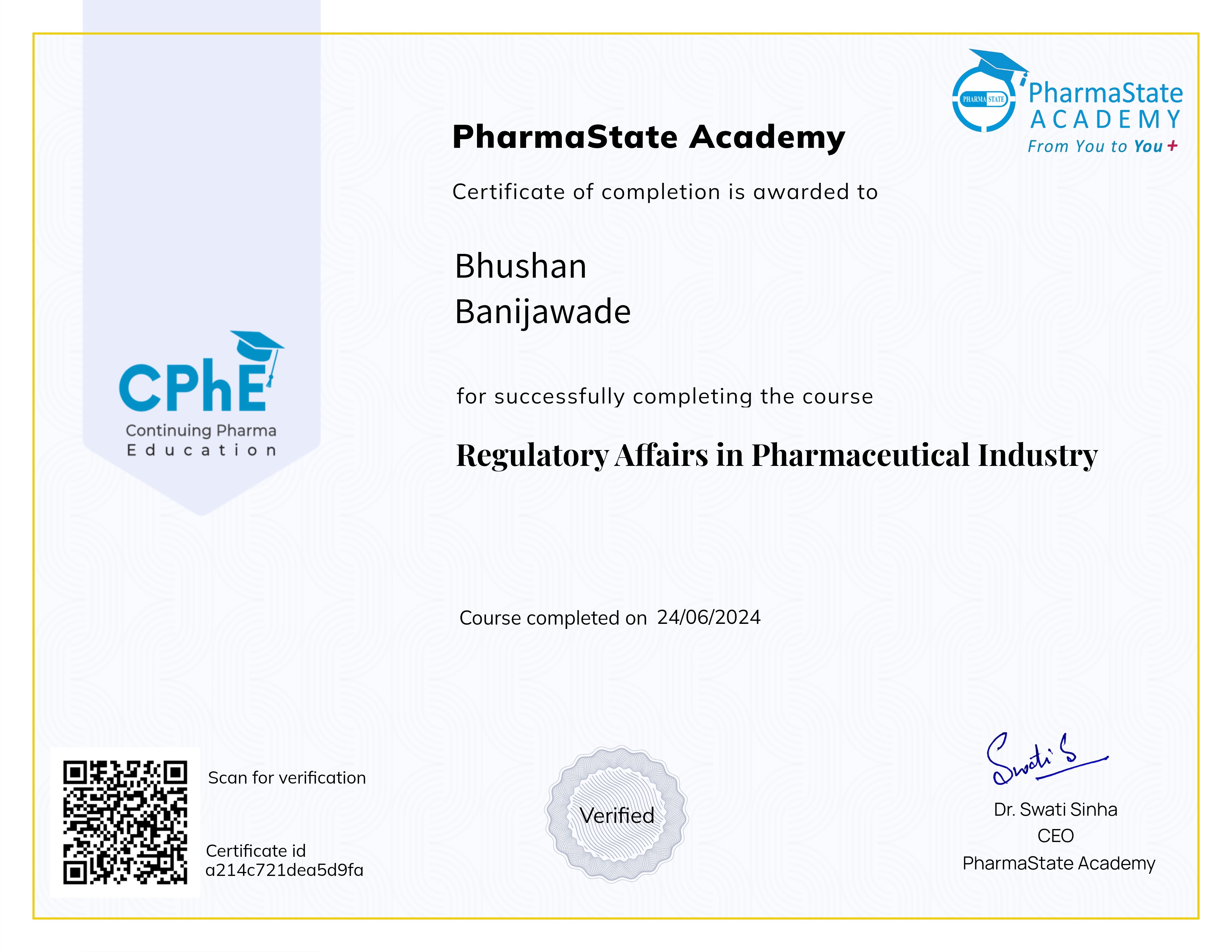 Regulatory Affairs in Pharmaceutical Indust﻿ry